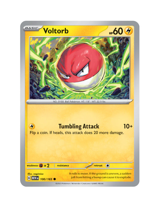 Voltorb - 100/165 - Pokemon 151 - Common