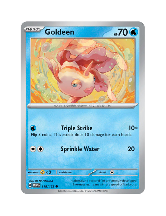 Goldeen - 118/165 - Pokemon 151 - Common